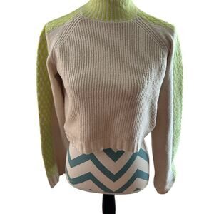 NWT- Wild Fable Mock Neck Cropped Sweater